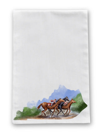 Kentucky Horse Racing Tea Towel