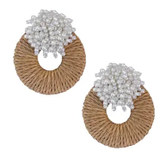 Mia Earrings Brown