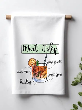 Mint Julep Tea Towel