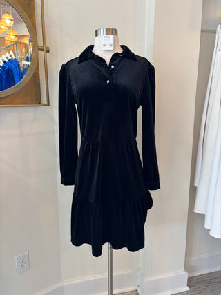 Henley Dress Black