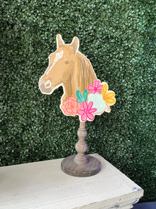 Floral Horse Topper