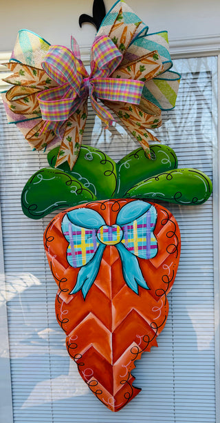 **PREORDER** Spring Carrot Doorhanger