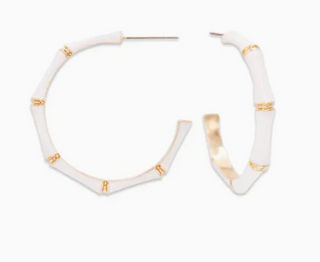 Jayden Earrings White