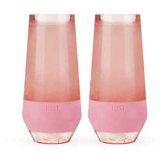 Champagne Freeze™ Cooling Cups - Blush- Set of 2