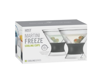 Martini Freeze™ Insulated Cooling  Glasses - Set of 2