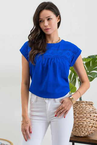 Dina Top Royal Blue