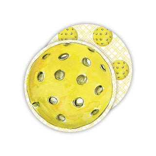 Handpainted Pickleball Round Coaster